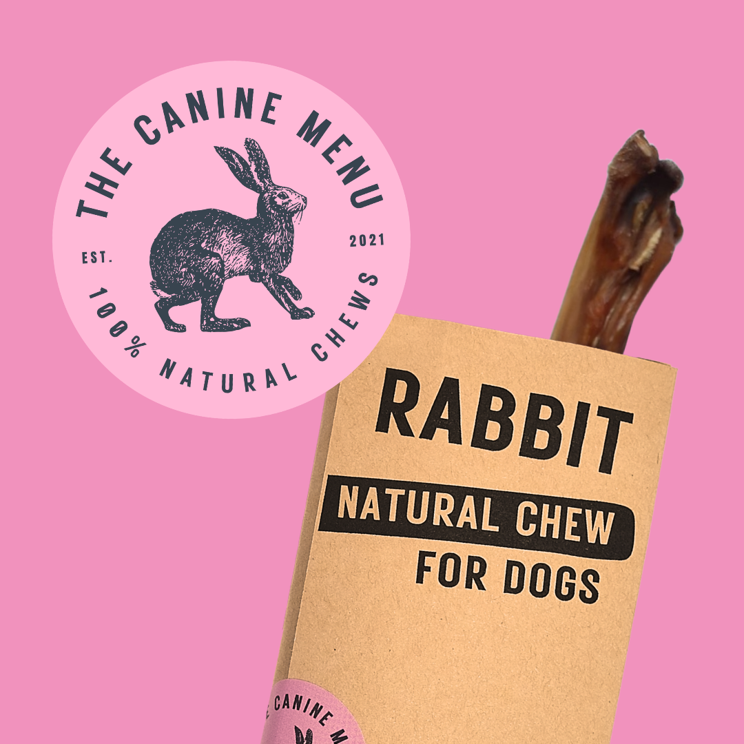 Natural Rabbit Dog Chew | Hypoallergenic & Grain Free