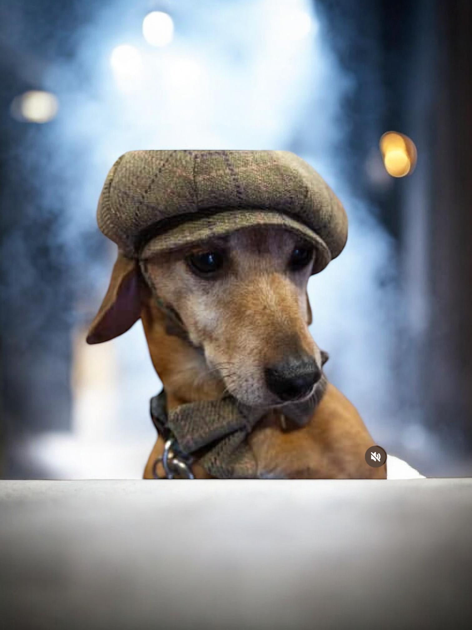 Dog Flat Cap | Peaky Barkers Peak Cap for Dogs – Pawdorable