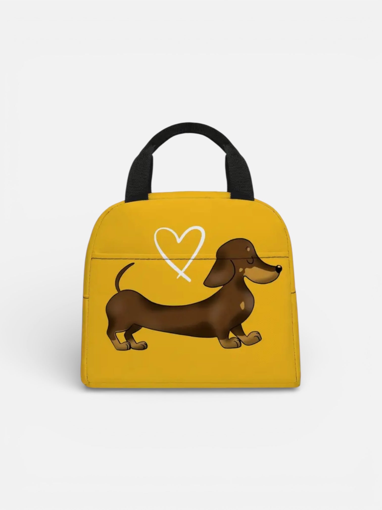 Insulated Dachsund lunch bag