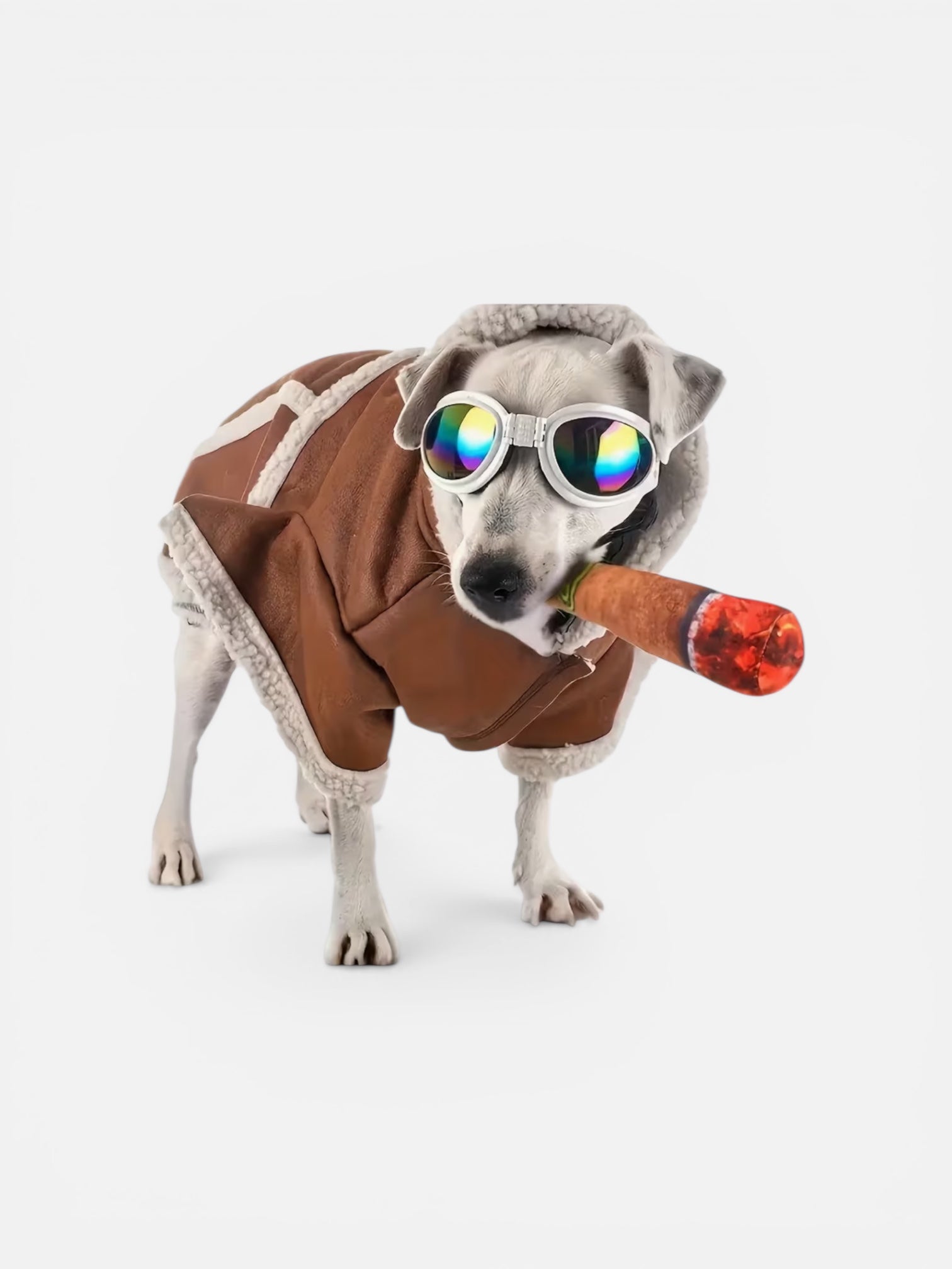 Peaky Barkers Cigar Plush Chew Toy for Small Dogs