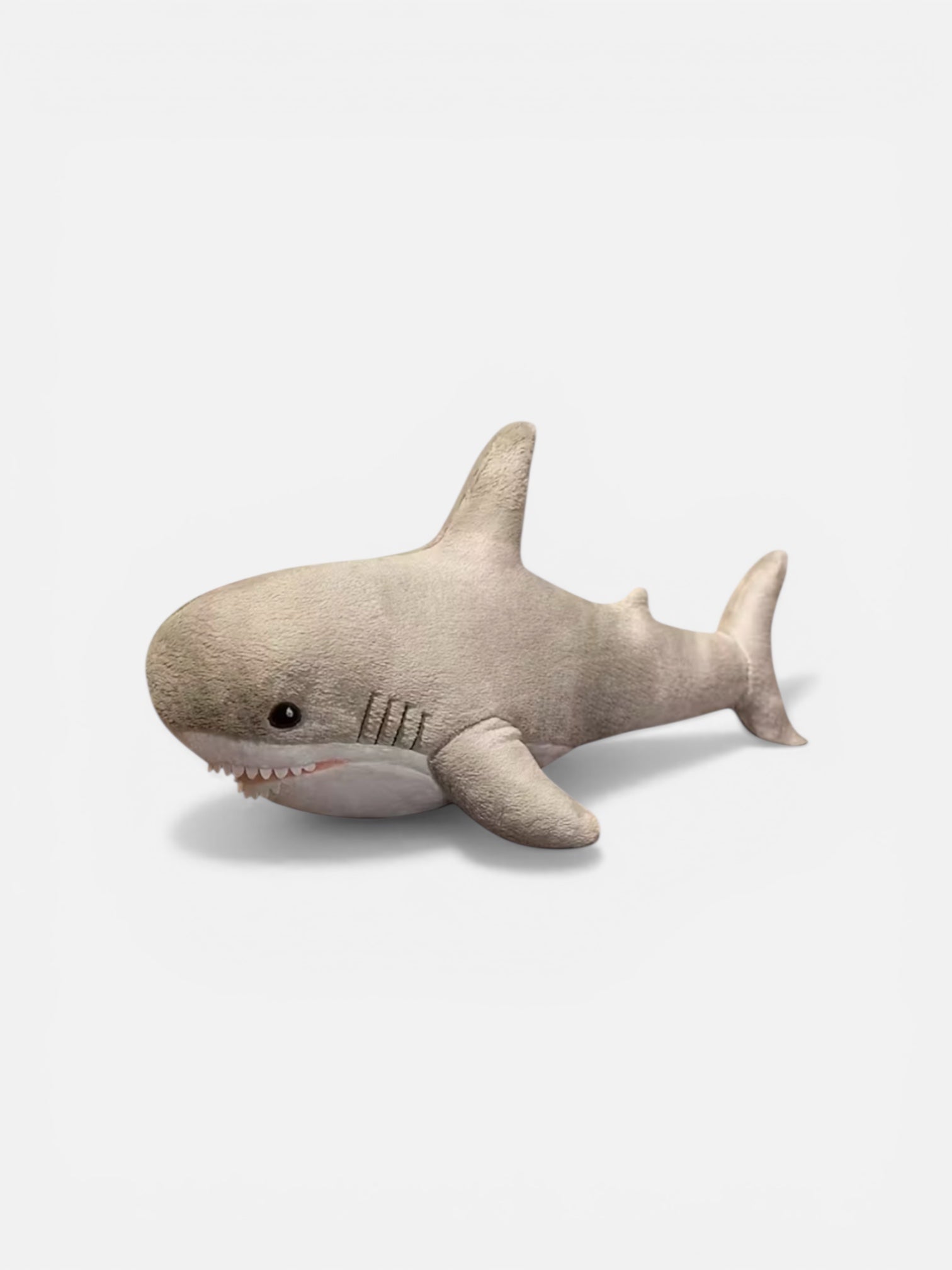 Grey shark plush