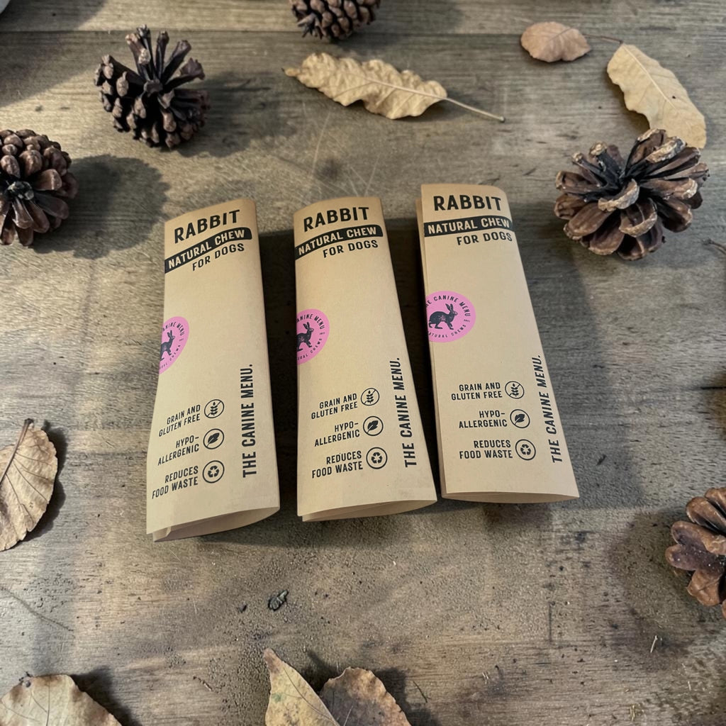 Natural Rabbit Dog Chew | Hypoallergenic & Grain Free