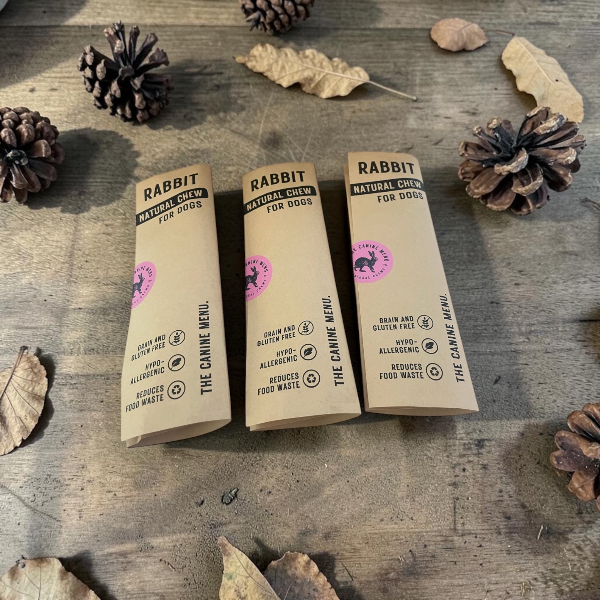 Natural Rabbit Dog Chew | Hypoallergenic & Grain Free